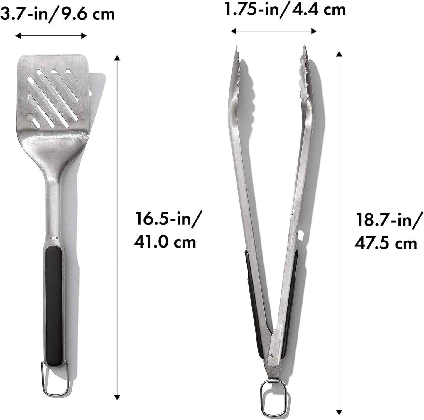 OXO Outdoor Grilling Turner and Tongs Set