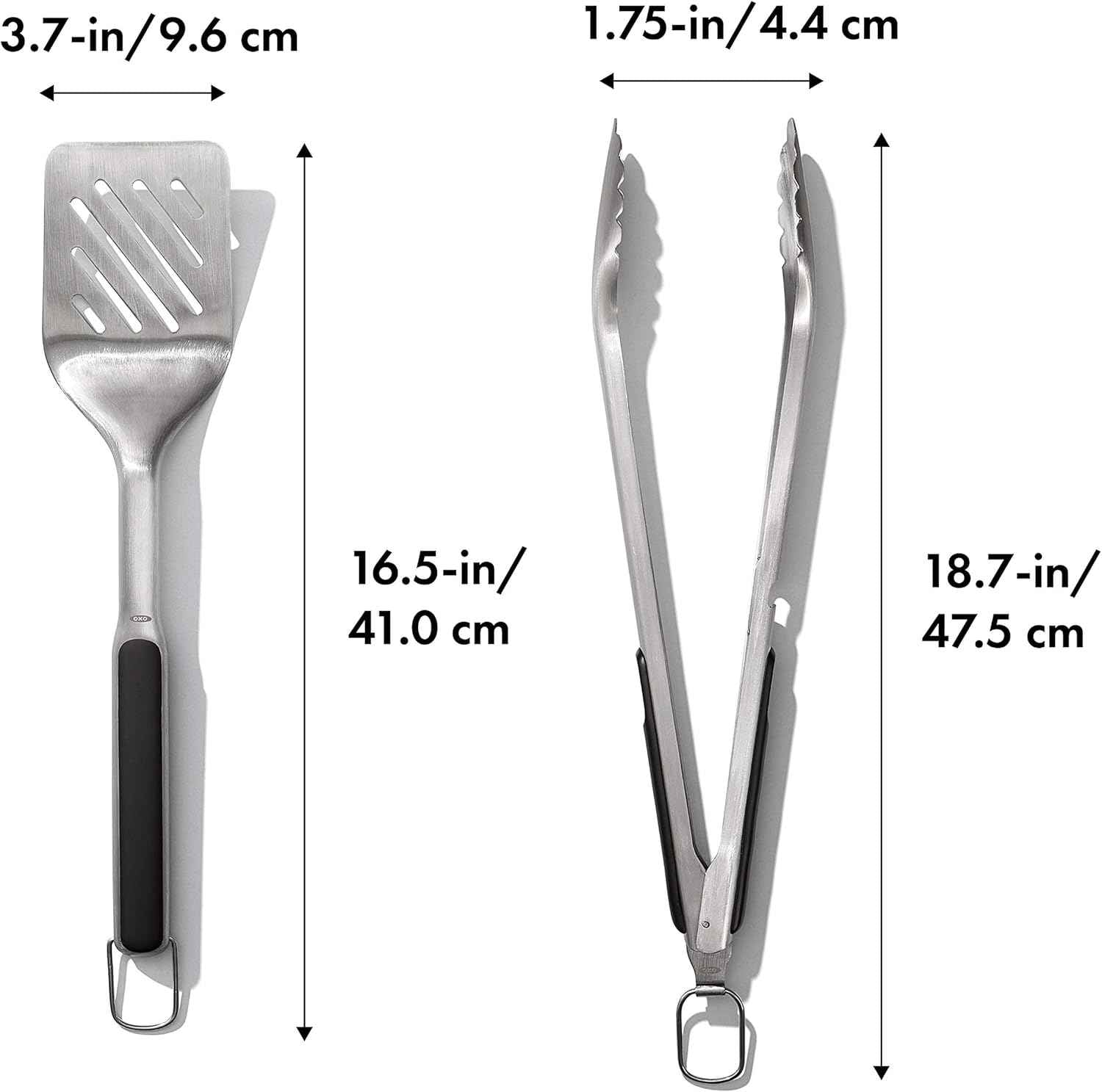 OXO Outdoor Grilling Turner and Tongs Set
