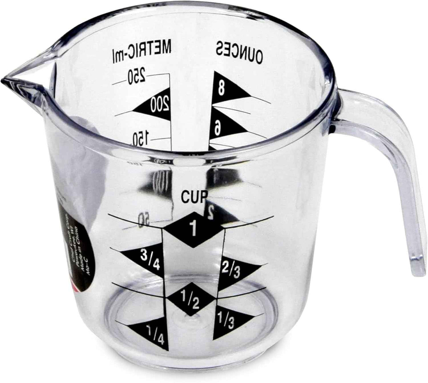 Chef Craft Select Plastic Measuring Cup, Clear