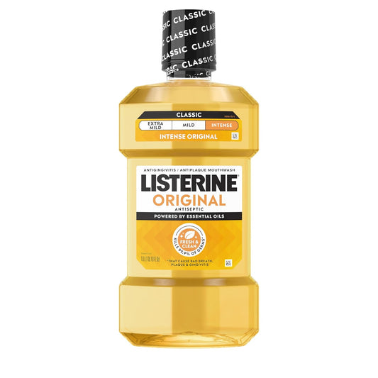 Listerine_Original_Intense_Antiseptic_Oral_Care_Mouthwash_to_Kill_99.9%_of_Germs_that_Cause_Bad_Breath,_Plaque_and_Gingivitis,_ADA-Accepted_Mouthwash,_Intense_Original_Flavored_Oral_Rinse,_1_L