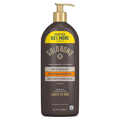 Gold_Bond_Men's_Essentials_Everyday_Moisture_Daily_Body_&_Hand_Lotion_With_Vitamin_C,_Hydrating_Lotion_Formulated_for_Men's_Dry_Skin,_Value_Size,_24_oz.