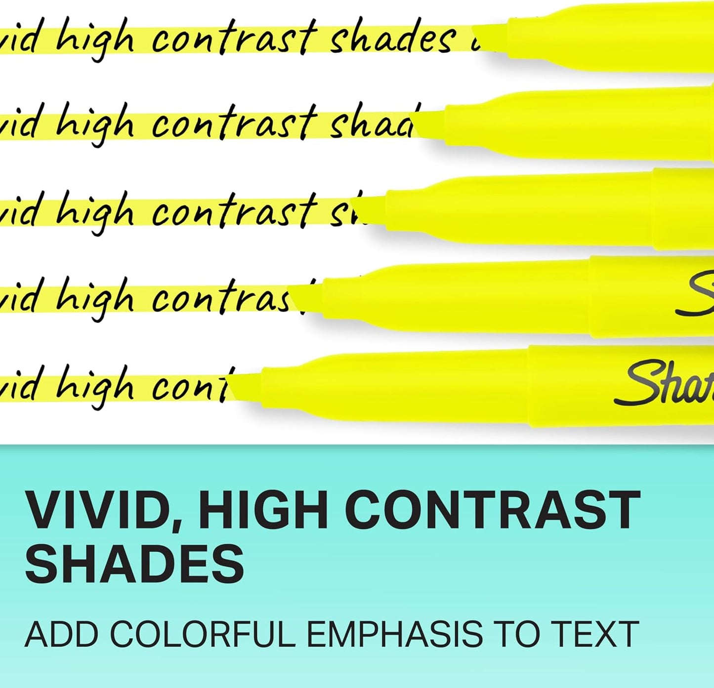 Sharpie_Pocket_Style_Highlighters,_Chisel_Tip,_Fluorescent_Yellow,_Box_of_12
