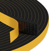 33Ft Door Weather Stripping, (1/2in x 1/4in), Strong Adhesive, Sound Proof, Door Insulation, Weatherproof Foam Tape for Doors, Weatherstripping for Doors Frames, Windows
