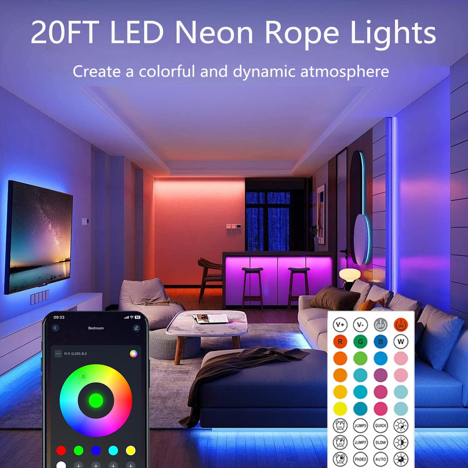 Neon_Rope_Lights_6FT/20FT/60FT/65.6FT/80FT_–_32.8FT_RGB_Flexible_LED_Strip,_App_&_Remote_Control,_Multi-Mode,_IP67_Waterproof,_Music_Sync_–_Perfect_for_Bedroom_&_Outdoor_Decor