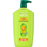 Garnier Fructis Sleek & Shine Conditioner, Frizzy, Dry, Unmanageable Hair