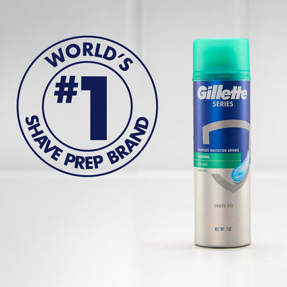 Gillette_Series_3X_Action_Shave_Gel,_Sensitive_Twin_Pack,_7_Oz_(Pack_of_2)