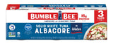 Bumble Bee Solid White Albacore Tuna, Can - Wild Caught Tuna - 29g Protein per Serving, High in Omega-3s - Non-GMO Project Verified, Gluten Free, Kosher