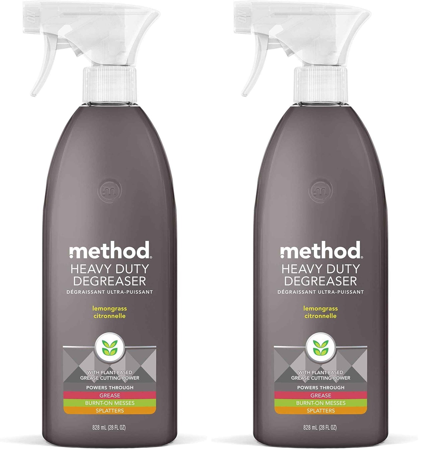 Method Heavy Duty Degreaser, Lemongrass Scent, Oven Cleaner & Stove Top Cleaner, 28 Oz Spray Bottle