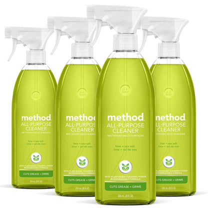 Method All-Purpose Cleaner Spray, French, Perfect for Most Counters, Tiles and More, 28 Fl Oz