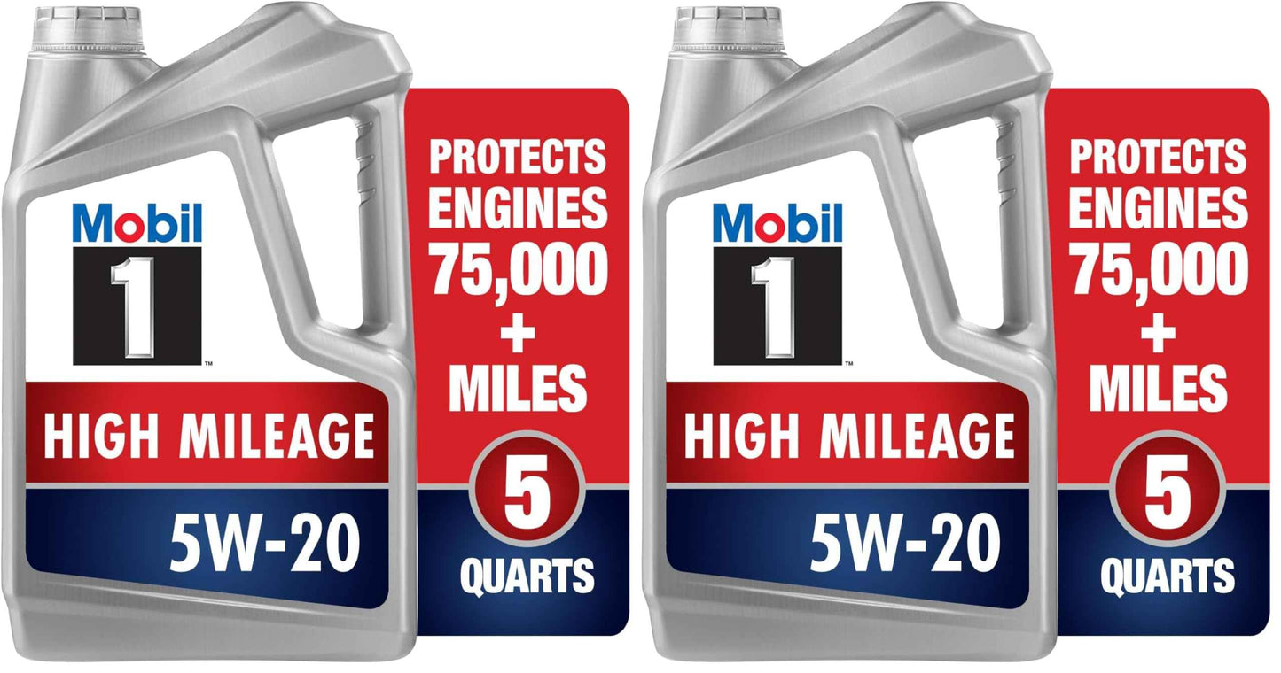 Mobil 1 Advanced Fuel Economy Full Synthetic Motor Oil 0W-20, 5 Quart