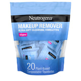 Neutrogena Makeup Remover Wipes, Daily Single Face Cleansing Towelettes, Makeup Removing Cleansing Wipes Removes Dirt & Oil, Alcohol-Free Face Towelettes