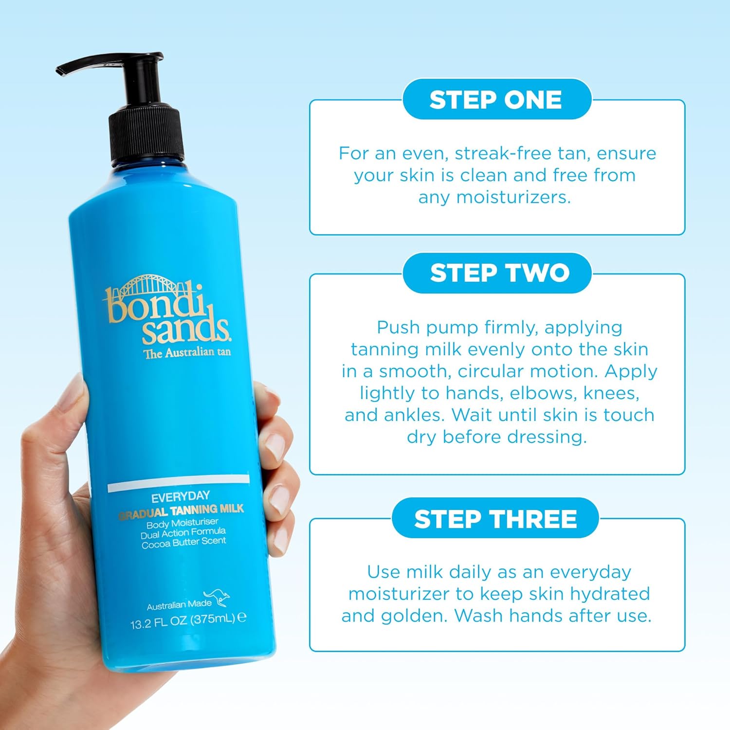 Bondi_Sands_Everyday_Gradual_Tanning_Milk_|_Long-Lasting,_Tanning_Body_Moisturizer_Enriched_With_Aloe_Vera_and_Vitamin_E_for_Glowing_Skin