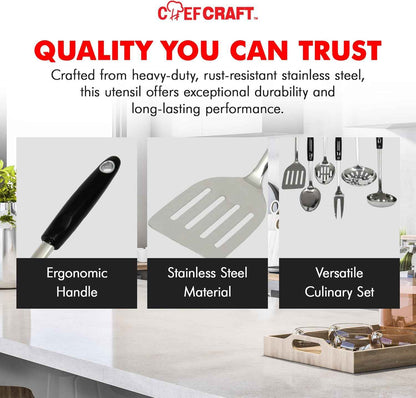 Chef Craft Heavy Duty, 13.5 Inch, Stainless Steel