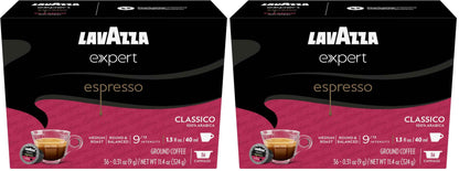 Lavazza Capsules, Medium Roast, 100% Arabica, Compatible with Own Classy Machines