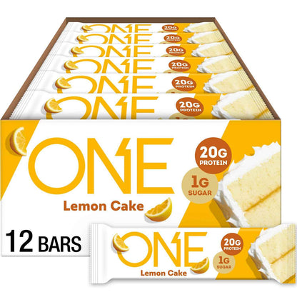 ONE Protein Bars, Gluten Free with 20g Protein and 1g Sugar, Pantry Staples, 2.12 oz