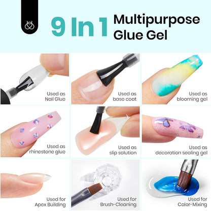 Beetles_9_in_1_Nail_Glue_Gel_for_Nail_Tips_and_Clear_Acrylic_Nails_Long_Lasting,_Curing_Needed_UV_Extension_Glue_for_False_Nail_Tips_and_Press_on_Nails,_Spring_Nail_Art