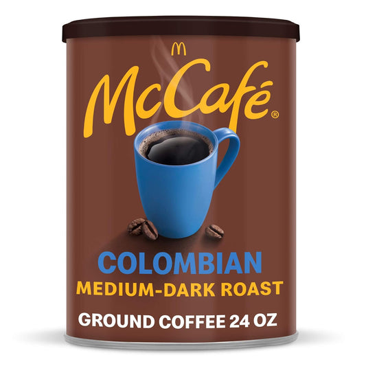 McCafe_Colombian,_Medium-Dark_Roast_Ground_Coffee,_24_oz_Canister