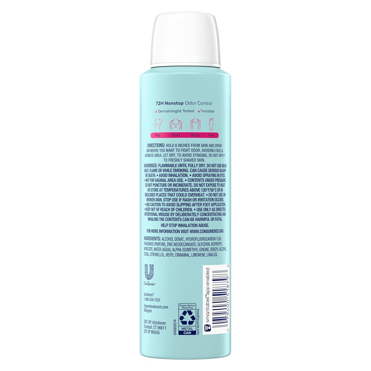 Degree_Women_Whole_Body_Deodorant_Spray,_Rose_&_Waterlily_Scent,_Aluminum_Free_72H_Odor_Protection_4_oz