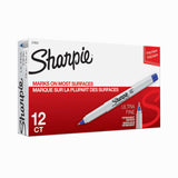 Sharpie Permanent Markers, Ultra-Fine Point, 12 Count - Home, School, Office Supplies