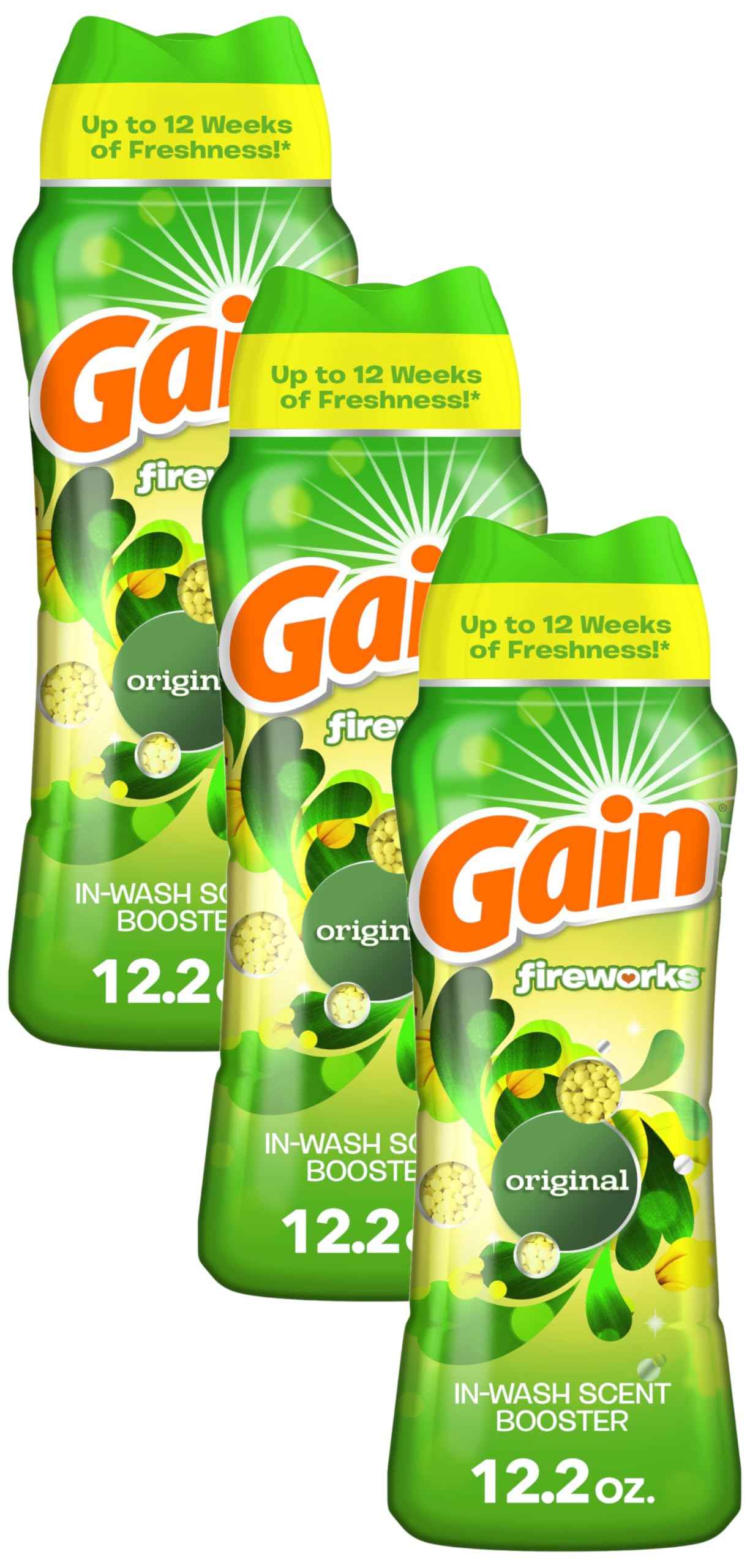 Gain In-Wash Laundry Scent Booster Beads, Original Scent, Fresh Extender + Odor Protection