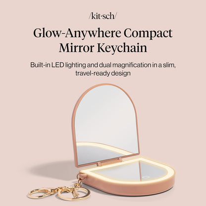 Kitsch_Compact_Mirror_Keychain_–_Travel_Makeup_Mirror_with_Lights,_Small_Lighted_Dual-Magnification_Pocket_Mirrors,_USB-Rechargeable,_Ideal_for_Your_Touch-Ups_While_On_Travel_–_Terracotta