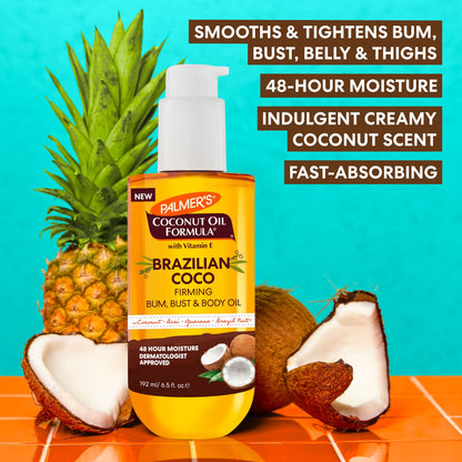 Palmer's_Brazilian_Coco_Hot_Mama_Firming_Kit,_Coconut_Oil_Formula_Skin_Care_Duo_with_Firming_Body_Cream_(8.8_Oz)_+_Body_Oil_(6.6_Fl_Oz)_Helps_Tone_Bum,_Belly_&_Thighs,_Provides_48_Hour_Moisture