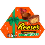 REESE'S Miniatures Milk Chocolate Peanut Butter Cups, Christmas Candy Bag, 17.1 oz