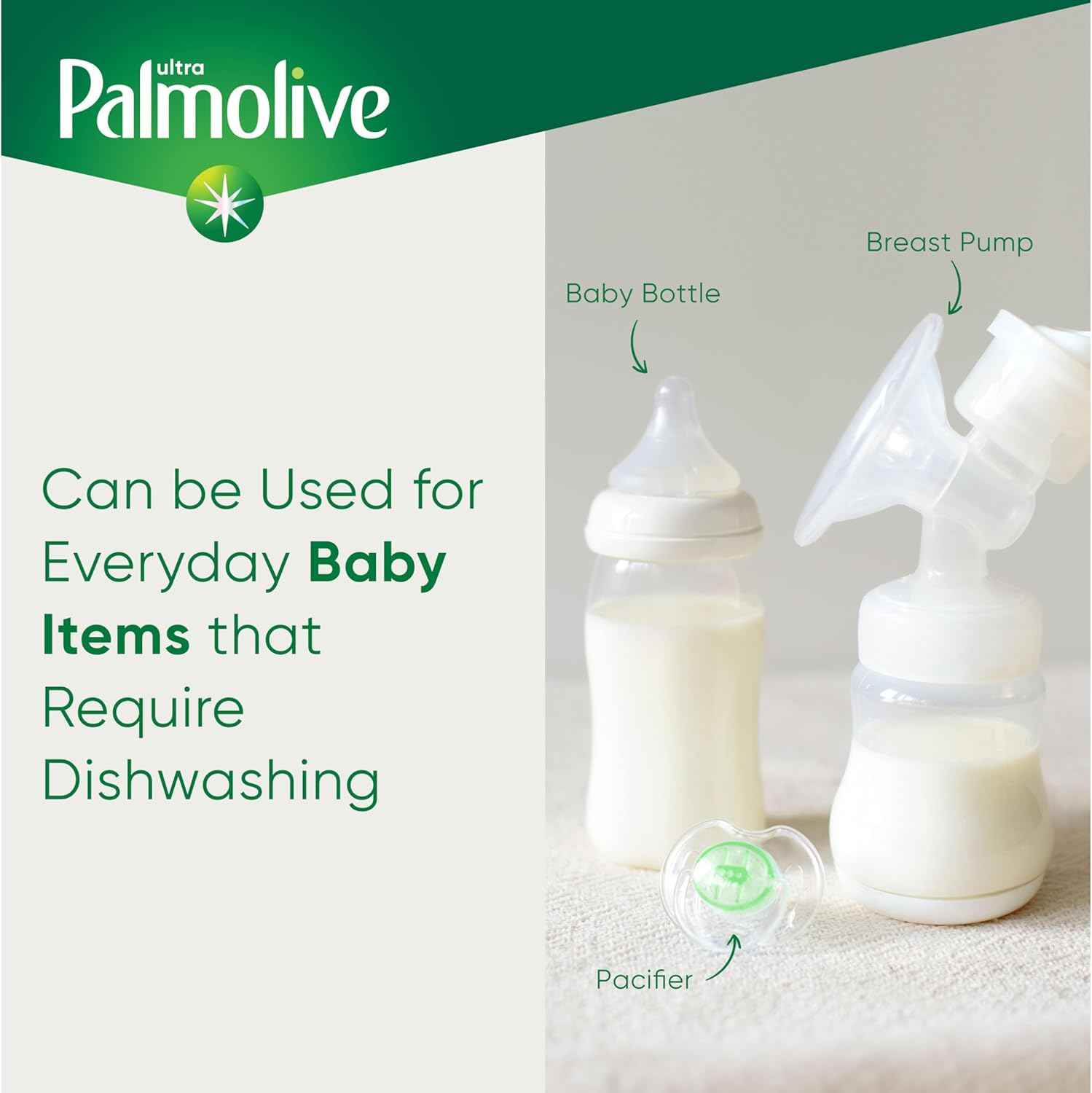 Palmolive Ultra Dishwashing Liquid Dish Soap, Pure + Clear Fragrance Free