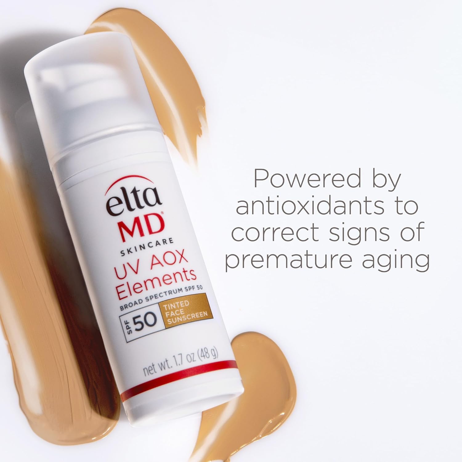 EltaMD_UV_AOX_Elements_Tinted_Face_Sunscreen,_SPF_50,_100%_Tinted_Mineral_Sunscreen_for_Sensitive_Skin_and_Dry_Skin_with_Antioxidants,_1.7_oz_Pump