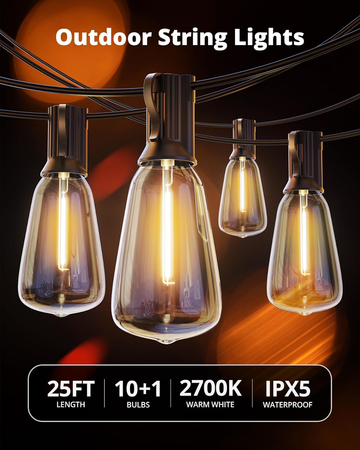 VIPAR_Outdoor_String_Lights_LED_Patio_Lights_IPX5_Waterproof_with_10+1_ST38_Shatterproof_Edison_Bulbs,_2700K_Connectable_Outside_Hanging_Light_for_Porch,_Garden,_Backyard,_Deck,_Balcony,_E12_Base