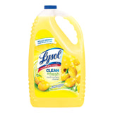 Multi-Surface Cleaner, Sanitizing and Disinfecting Pour, to Clean and Deodorize, Sparkling Lemon and Sunflower Essence, 144 Fl Oz