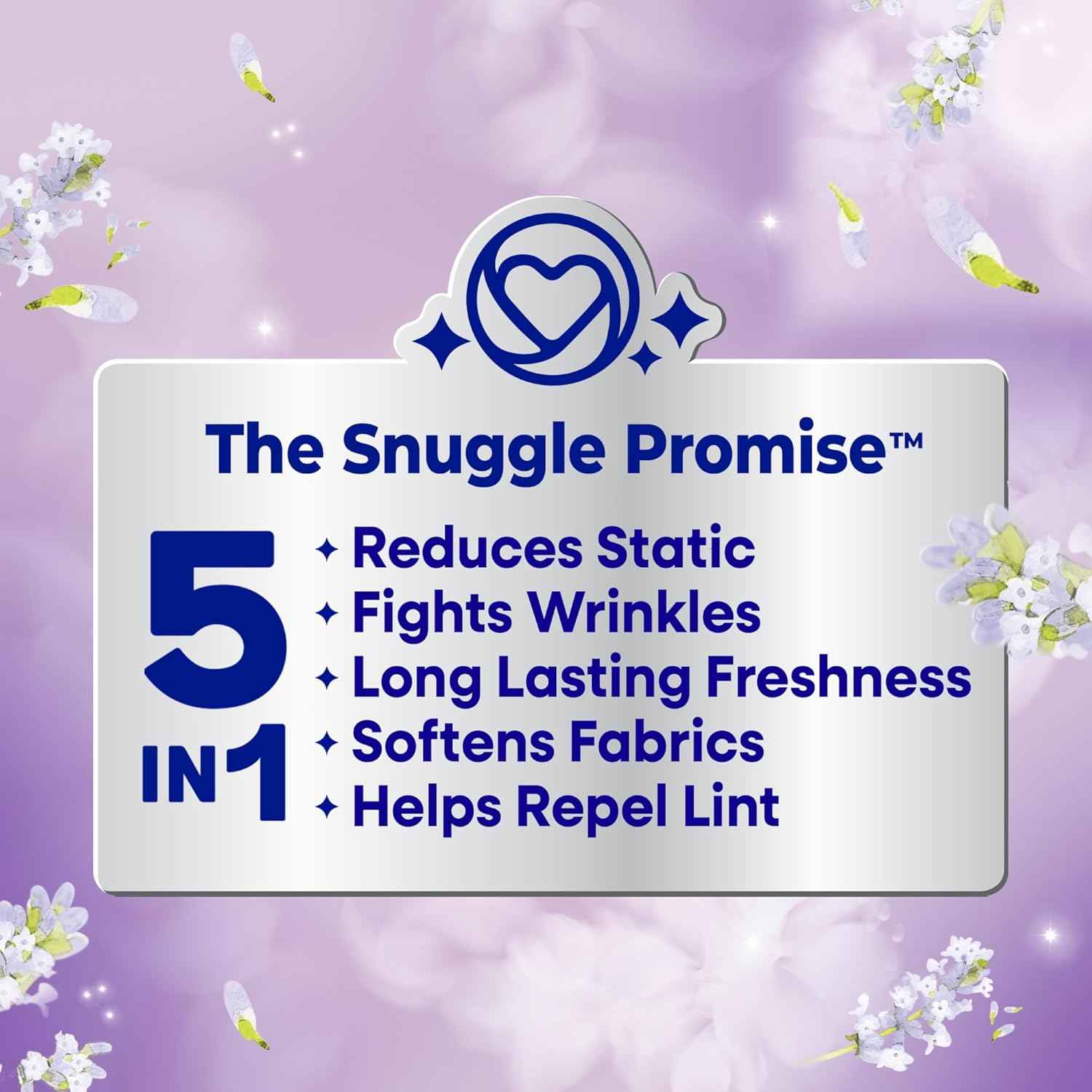 Snuggle Fabric Softener Dryer Sheets, Lavender Breeze Soothing Comfort, 230 Ct, Long-Lasting Fresh & Clean Scent, Softens Fabric, Reduces Static, Fights Wrinkles, Helps Repel Lint & Pet Hair, HE Safe