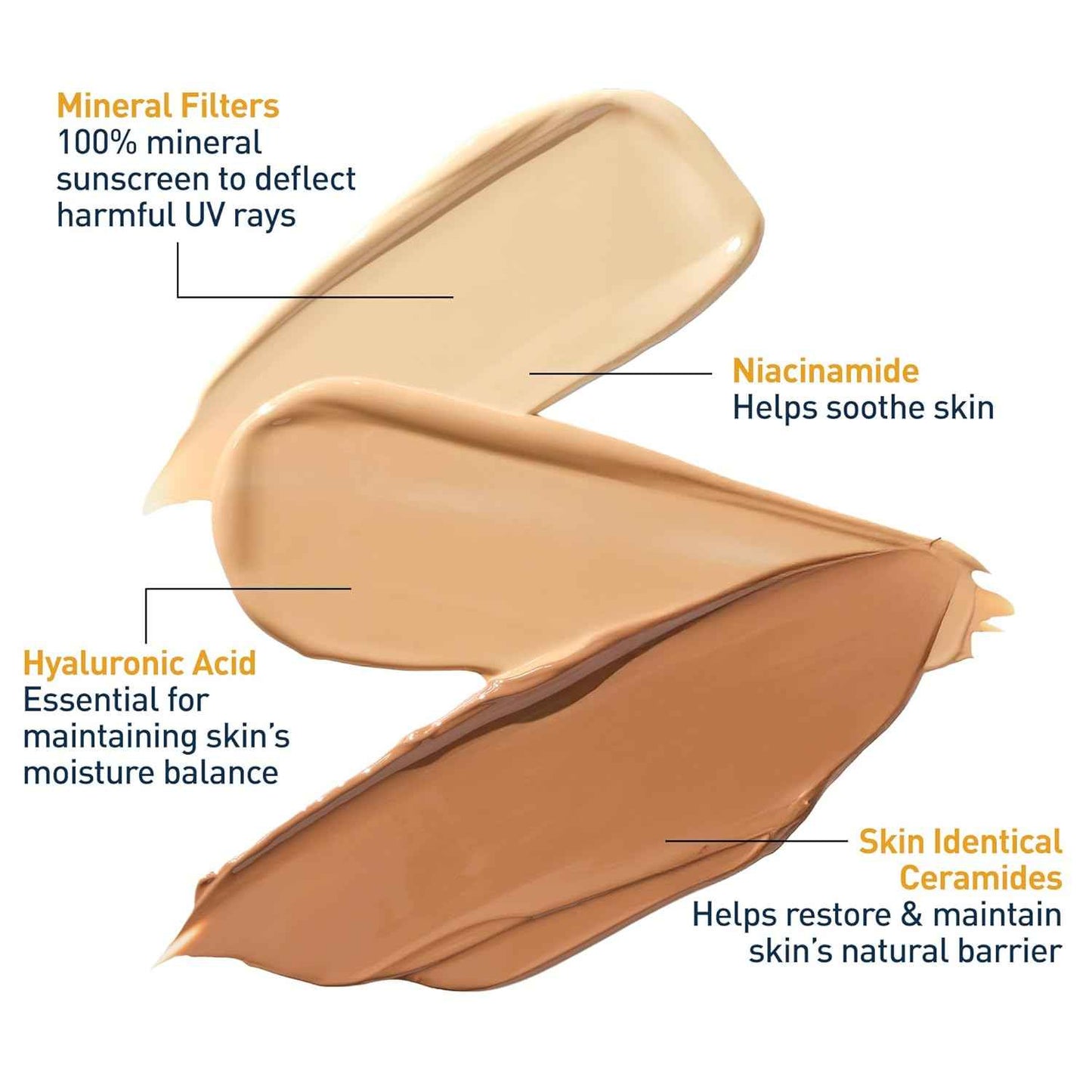 CeraVe Hydrating Mineral Sunscreen SPF 30 with Sheer Tint, Tinted Mineral Sunscreen with Zinc Oxide & Titanium Dioxide, Blends Seamlessly For Healthy Glow
