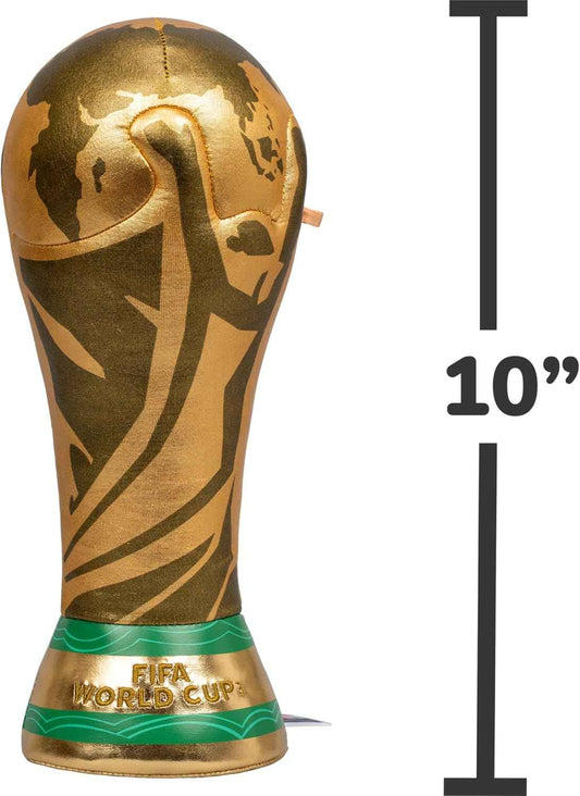Jazwares FIFA World Cup 2026 10-Inch Plush Trophy - Official 2026 World Cup Collectible - Ages 3+