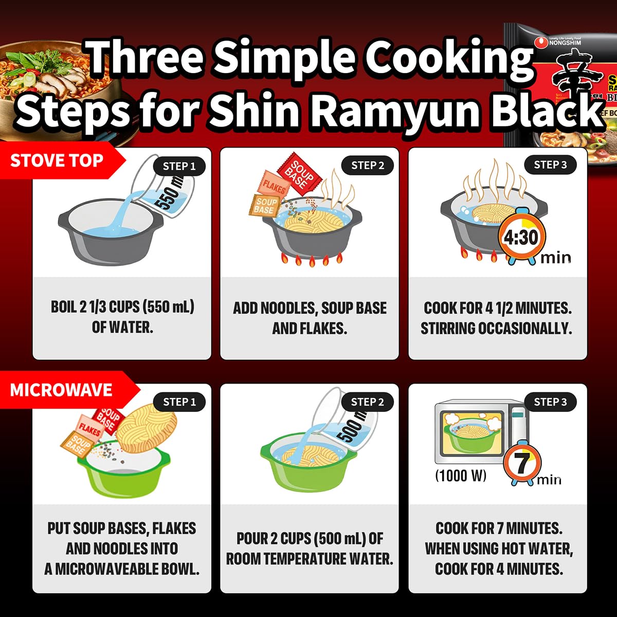 Nongshim_Shin_Ramyun_Black_Noodles,_Spicy_Korean_Signature_Instant_Ramyun,_Rich_Beef_Bone_Broth,_Pantry_Essential_Korean_Noodles,_Quick_and_Easy,_4.58_oz_(Pack_of_16)
