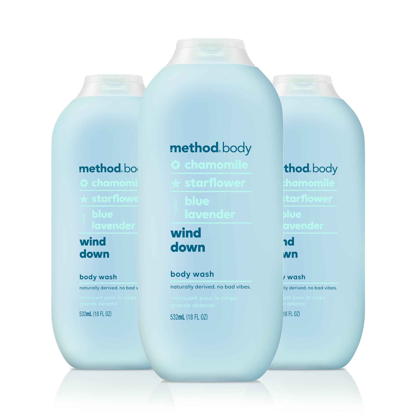 Method Body Wash, Paraben and Phthalate Free, 18 oz (Pack of 3)