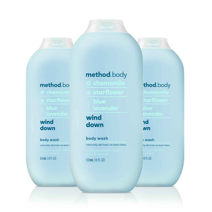 Method Body Wash, Paraben and Phthalate Free, 18 oz (Pack of 3)