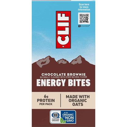 CLIF BAR Energy Bites - Made with Organic Oats - 6g Plant Based Protein - Non-GMO (5 Packs)