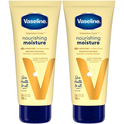 Vaseline_Lotion,_Intensive_Care_Nourishing_Moisture_2-Pack_–_Moisturizer_with_Oat_Extract_+_Ultra-Hydrating_Lipids_for_Healing_Extremely_Dry_Skin,_3.4_Oz_Ea