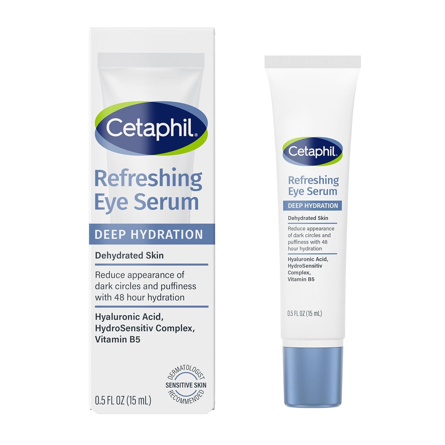 CETAPHIL_Deep_Hydration_Refreshing_Eye_Serum,_0.5_fl_oz,_48Hr_Hydrating_Under_Eye_Cream_to_Reduce_the_Appearance_of_Dark_Circles,_With_Hyaluronic_Acid,_Vitamin_E_&_B5_(Packaging_May_Vary)
