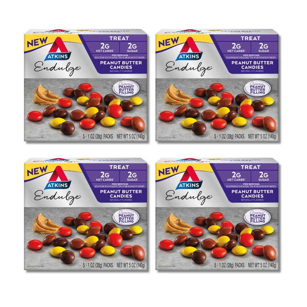 Atkins Endulge Cups, Dessert Favorite, Low Carb, 0g Sugar, 20 Count