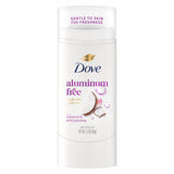 Dove Deodorant Stick for 72 Hour Odor Protection Coconut & Pink Jasmine Aluminum Free 2.4 oz