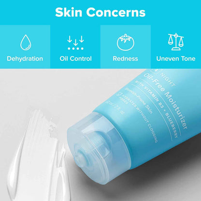 Paula's Choice CLEAR Oil-Free Face Moisturizer, Lightweight Facial Cream for Acne-Prone Skin, Hyaluronic Acid, Pore-Minimizing Niacinamide, Soothing Antioxidants, Calms Redness, Fragrance- Free