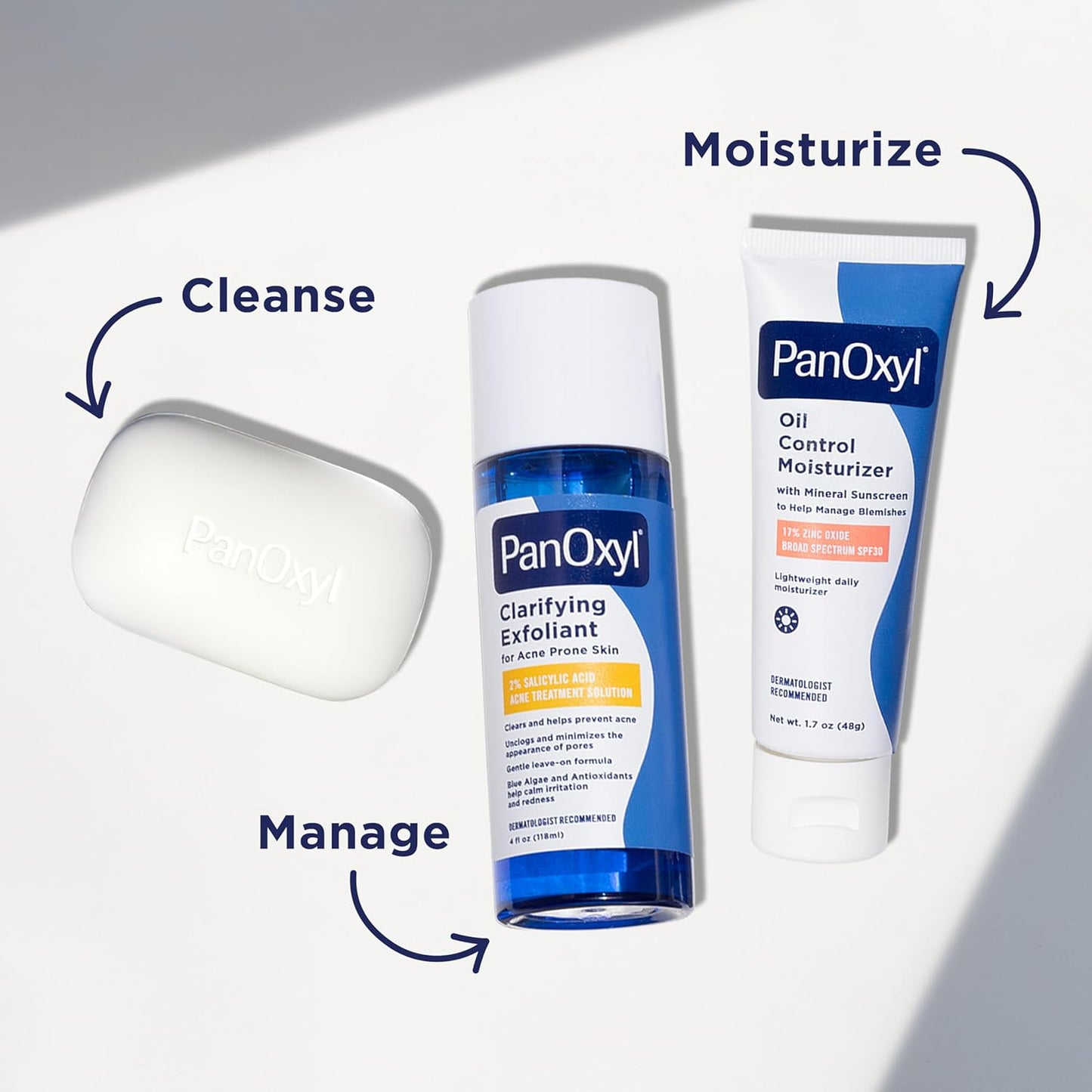 PanOxyl_Clarifying_Exfoliant_with_2%_Salicylic_Acid,_BHA_Liquid_Exfoliant_for_Face,_Unclogs,_Minimizes_Appearance_of_Pores,_Blue_Algae_and_Antioxidants_Help_Calm_Redness,_For_Acne_Prone_Skin,_4_fl_oz
