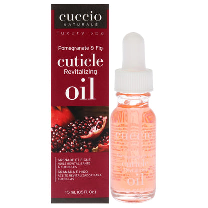 Cuccio Naturale Cuticle Oil - Revitalizing Pomegranate &amp;amp; Fig - Repairs Skin &amp;amp; Nails - 0.5 Oz