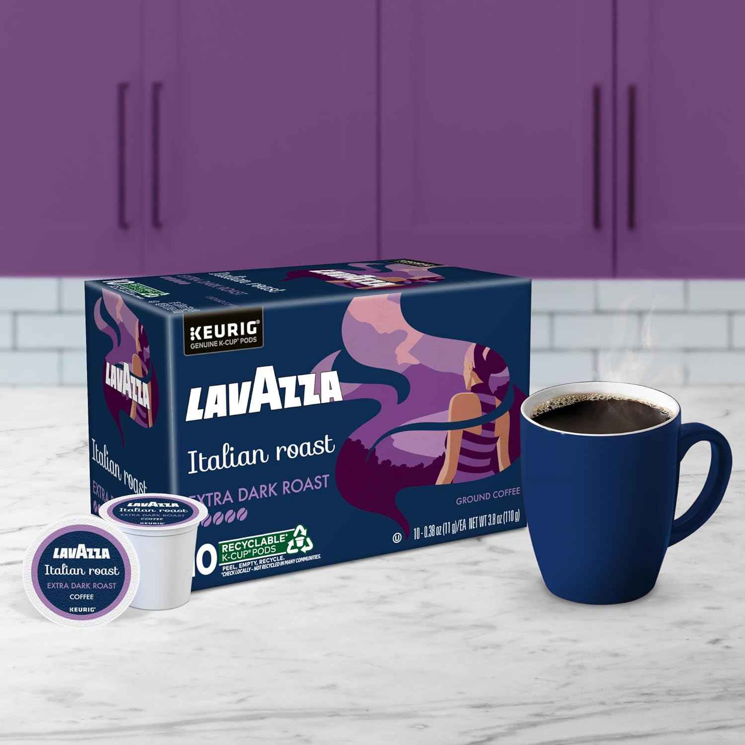 Lavazza Italian Roast, Keurig Single Serve K-Cup Pods