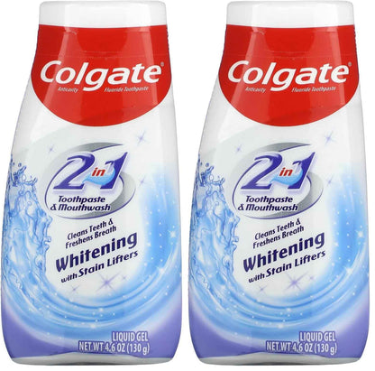 Colgate 2-in-1 Whitening with Stain Lifters Toothpaste 4.60 Oz