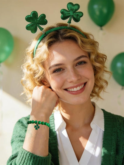 Bovemee_Green_Nature_Stone_Clove_Bracelet_Four-Leaf_Clover_Female_Heart_Charm_Clover_Peacock_Bracelet_Lucky_Bracelet_Trendy_Gift_for_Women
