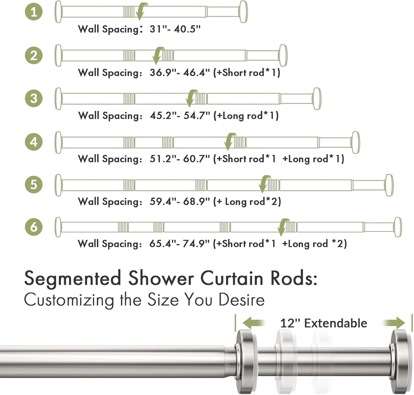 AmazerBath_Nickel_Spring_Tension_Shower_Curtain_Rod_31-75_Inches,_1_Inch_Diameter_Heavy_Duty_Tension_Rod_Rust_Proof_Bathroom_Curtain_Rod,_Adjustable_No_Drill_Easy_Segmented_Installation