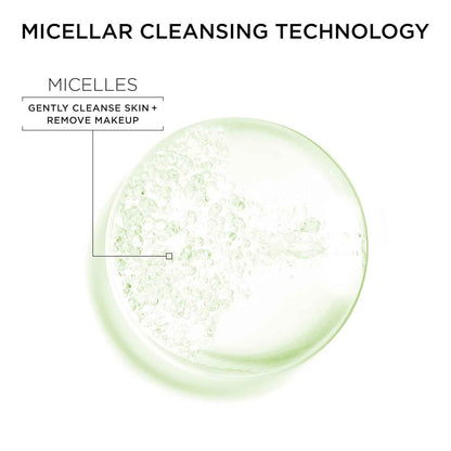 Garnier Micellar Water for Oily Skin, Facial Cleanser & Makeup Remover, Mattifying, For All Skin Types, Vegan, Cruelty Free